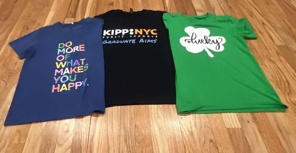 Lot of 3 Graphic T-Shirts Size S/M
